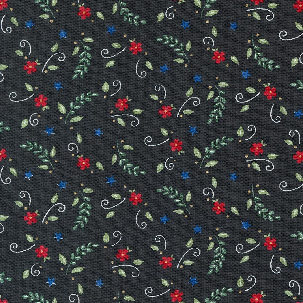 Willow's Farm by Deb Strain for Moda Quilter's Cotton Fat Quarter Bundle. 27 Fat Quarters of 18 inch x 22 inch plus a 24 x 45 panel