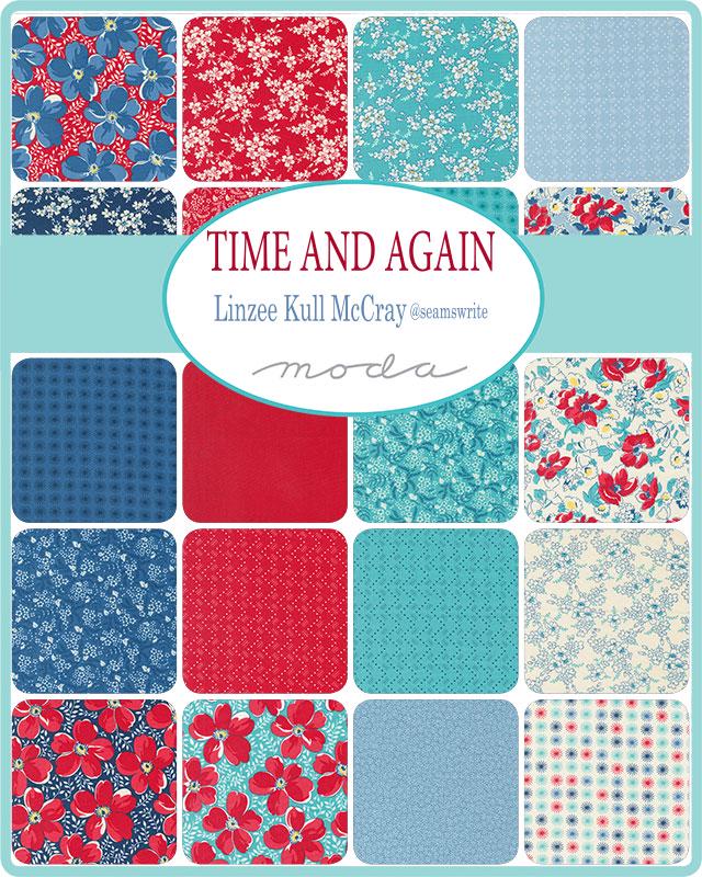 Time and Again by Linzee McCray for Moda Quilter's Cotton Charm Pack of 42 5 x 5 inch squares
