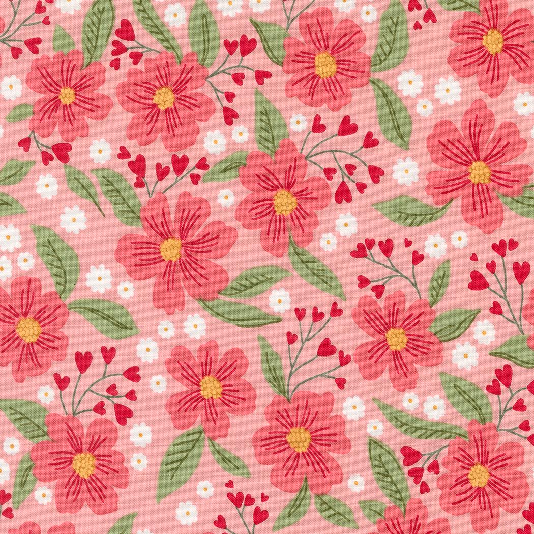 Love Blooms by Lella Boutique for Moda Quilter's Cotton Charm Pack of 42 5 x 5 inch squares