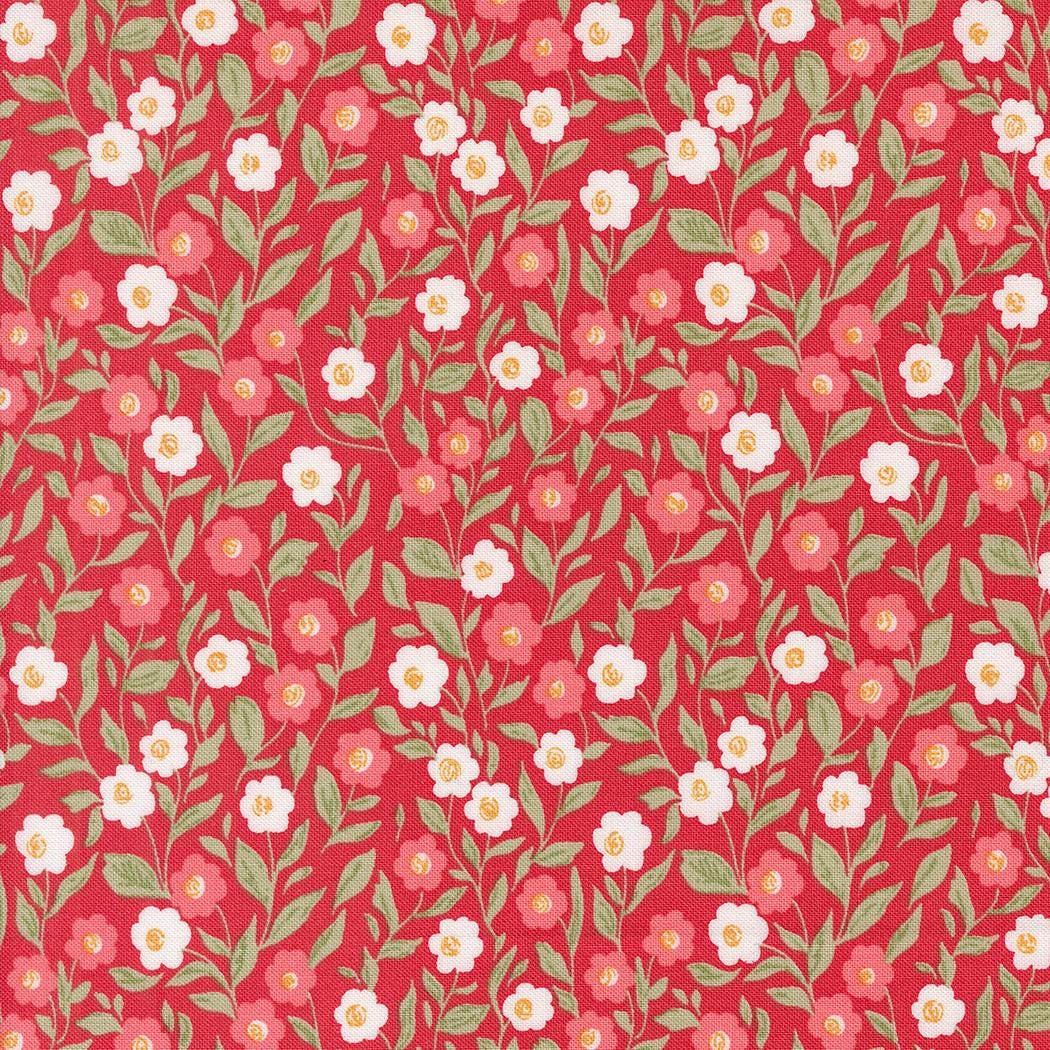 Love Blooms by Lella Boutique for Moda Fabrics. Quilter's Cotton Mini Charm Pack of 42 2.5 x 2.5 inch squares
