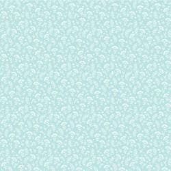 XOXO in Blue from Promise Me by Michal Marco for Poppie Cotton, continuous cuts of Quilter's Cotton Fabric