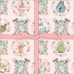 Garden Party by Sheri McCulley for Poppie Cotton Layer Cake 42 piece collection of 10 inch squares