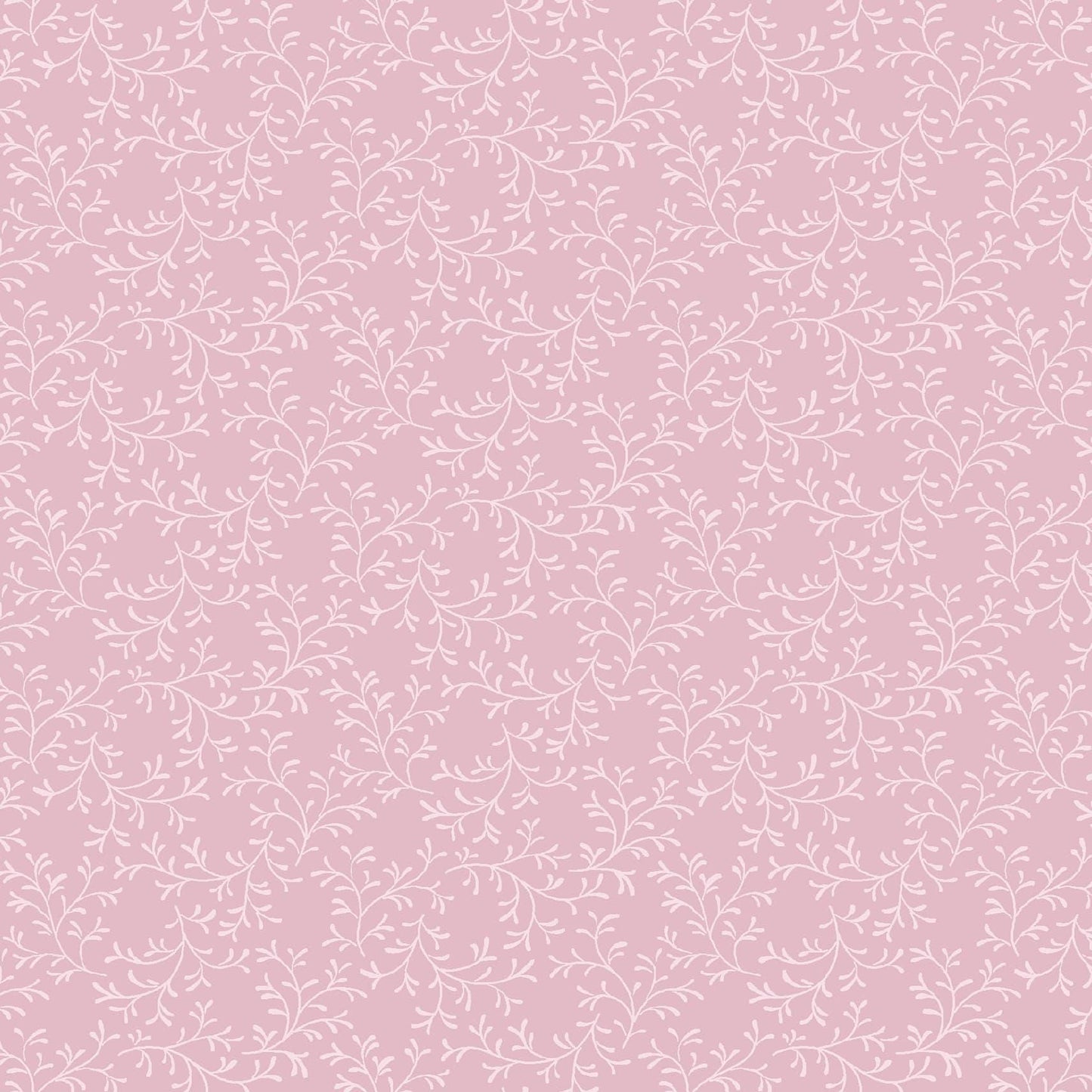 Grand Entrance Lace Leaf in Pink by Maywood Studio continuous cuts of Quilter's Cotton Fabric