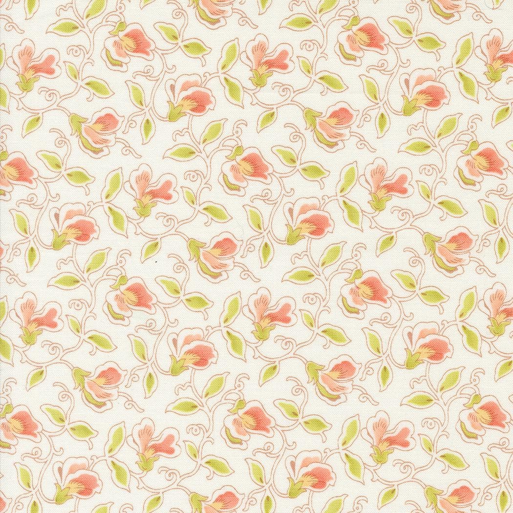 Portofino Polka Dot Duo Blenders in Golden Wheat by Fig Tree & Co for Moda Fabrics. Continuous cuts of Quilter's Cotton Fabric