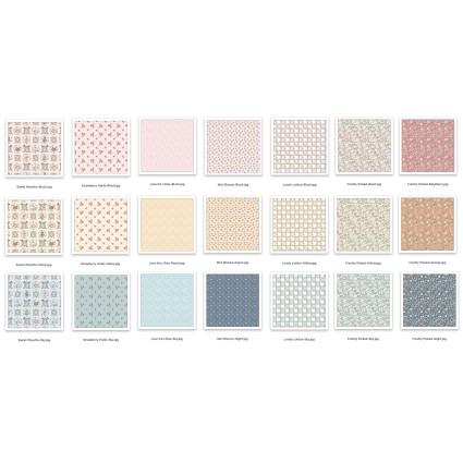 Garden Party by Sheri McCulley for Poppie Cotton Layer Cake 42 piece collection of 10 inch squares