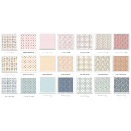 Garden Party by Sheri McCulley for Poppie Cotton charm pack of 42 piece collection of 5 inch squares