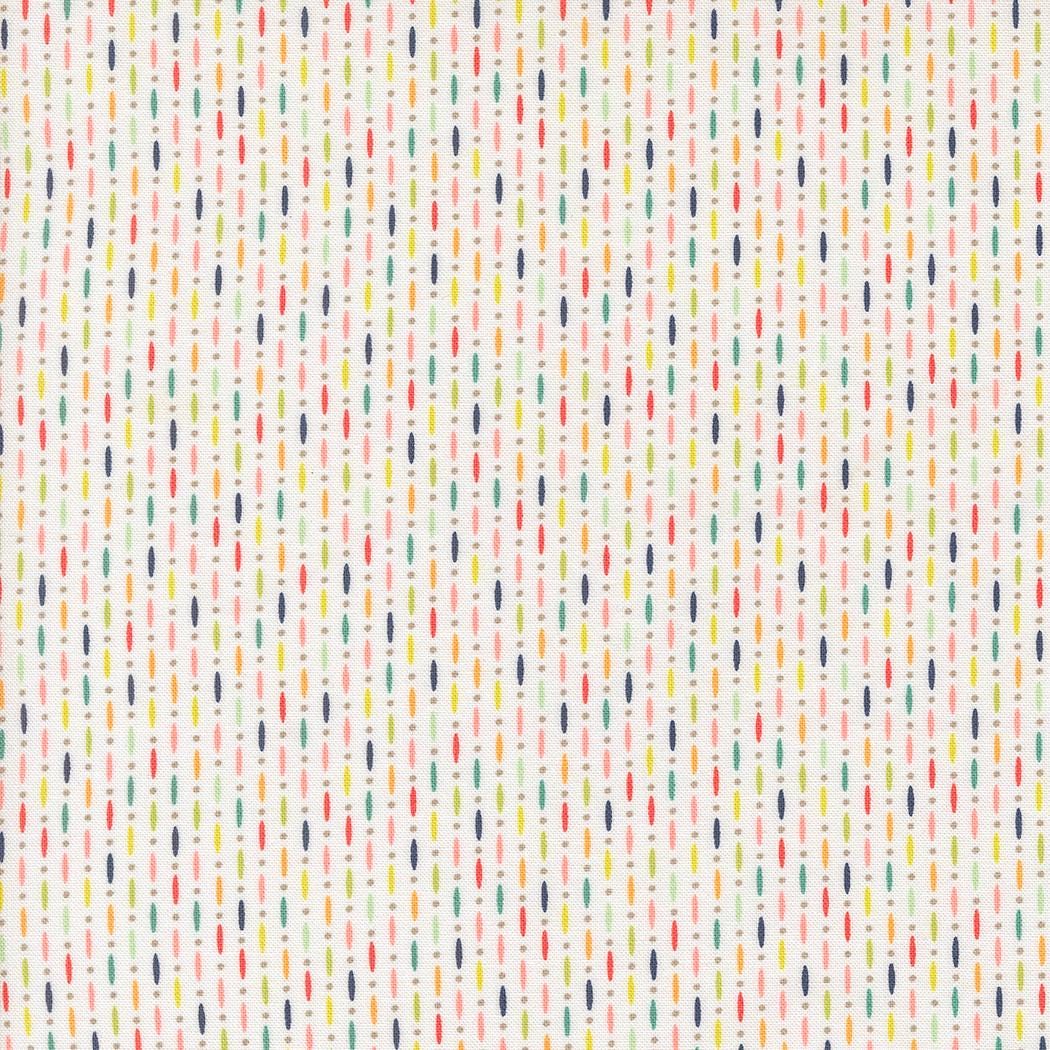 Raspberry Summer by Sherri & Chelsi for Moda Fabrics. Quilter's Cotton Mini Charm Pack of 42 2.5 x 2.5 inch squares