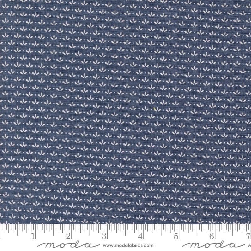 Raspberry Summer Sprout Blender in Blueberry by Sherri & Chelsi for Moda. Continuous cuts of Quilter's Cotton Fabric