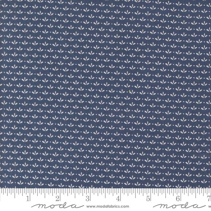 Raspberry Summer Sprout Blender in Blueberry by Sherri & Chelsi for Moda. Continuous cuts of Quilter's Cotton Fabric