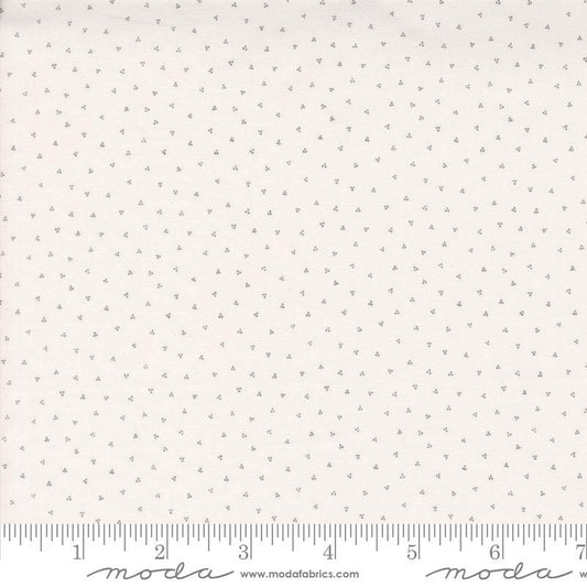 Dot Trio Blender in Gray from Itty Bitty Background Gatherings by Primitive Gatherings for Moda. Continuous cuts of Quilter's Cotton