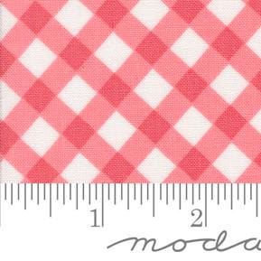 Picnic Checks and Plaids in Blush from the Summertime collection by Camille Roskelley for Moda continuous cuts of Quilter's Cotton