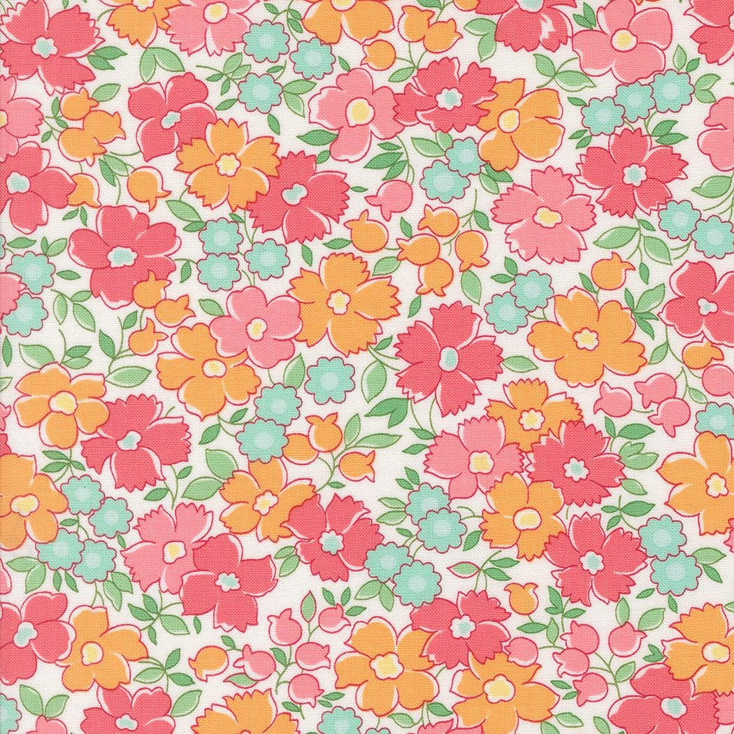 Summertime by Camille Roskelley for Moda Quilter's Cotton Charm Pack of 42 5 x 5 inch squares