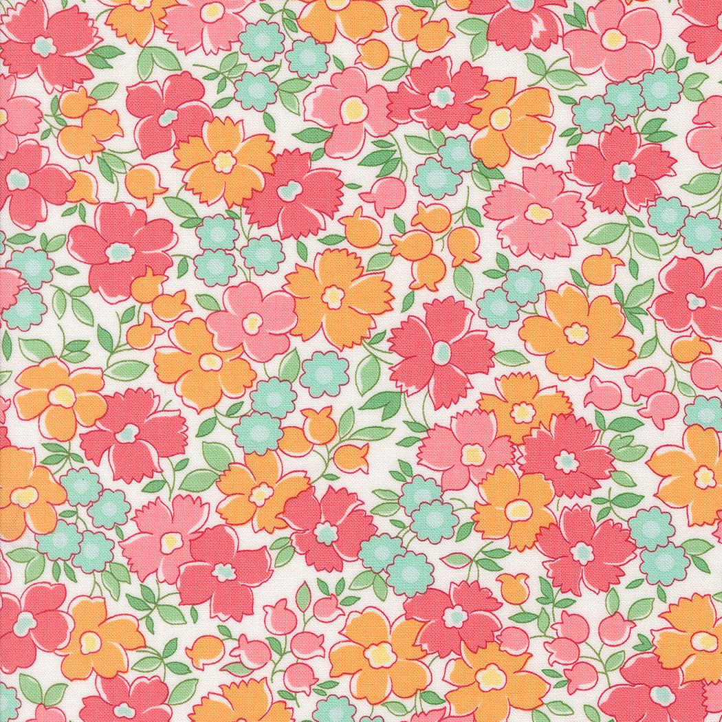 Summertime by Camille Roskelley for Moda Quilter's Cotton Charm Pack of 42 5 x 5 inch squares