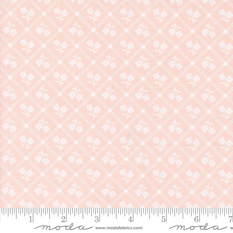 Window Pane Checks & Plaids in Koral Kicks from Cottage Charm by My Sew Quilty Life for Moda Continuous cuts of Quilter's Cotton Fabric