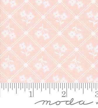 Window Pane Checks & Plaids in Koral Kicks from Cottage Charm by My Sew Quilty Life for Moda Continuous cuts of Quilter's Cotton Fabric