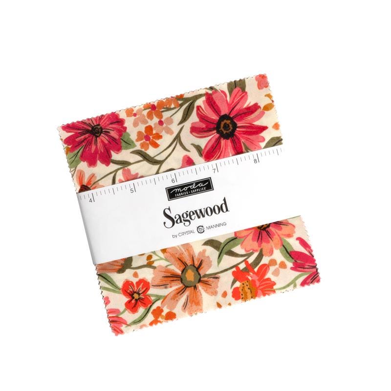 Sagewood by Crystal Manning for Moda Quilter's Cotton Charm Pack of 42 5 x 5 inch squares