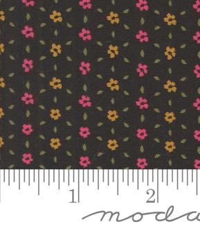 Sagewood Seedling Ditsy in Night Sky by Crystal Manning for Moda. Continuous cuts of Quilter's Cotton Fabric
