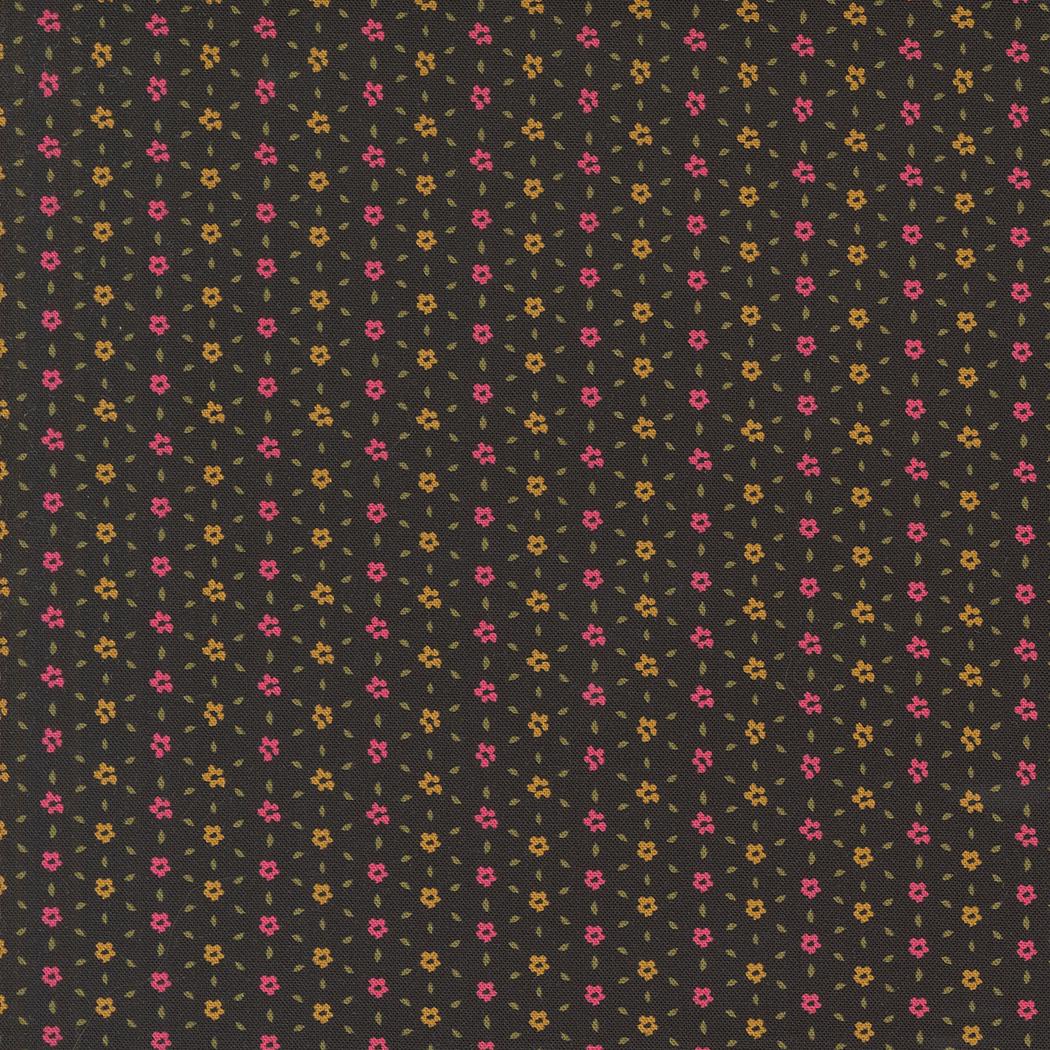 Sagewood Seedling Ditsy in Night Sky by Crystal Manning for Moda. Continuous cuts of Quilter's Cotton Fabric