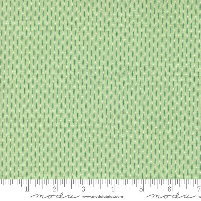 Raspberry Summer Beaded Blender in Mint by Sherri & Chelsi for Moda. Continuous cuts of Quilter's Cotton Fabric