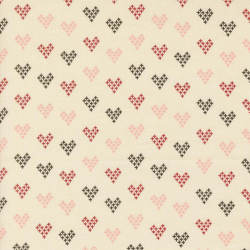 Threads by Sweetwater for Moda Fabrics. Quilter's Cotton Mini Charm Pack of 42 2.5 x 2.5 inch squares