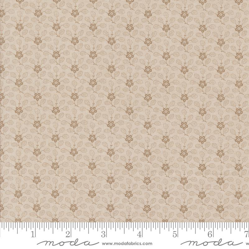 Petunia Blenders Floral in Smoke from Sacre Bleu by French General for Moda. Continuous cuts of Quilter's Cotton Fabric