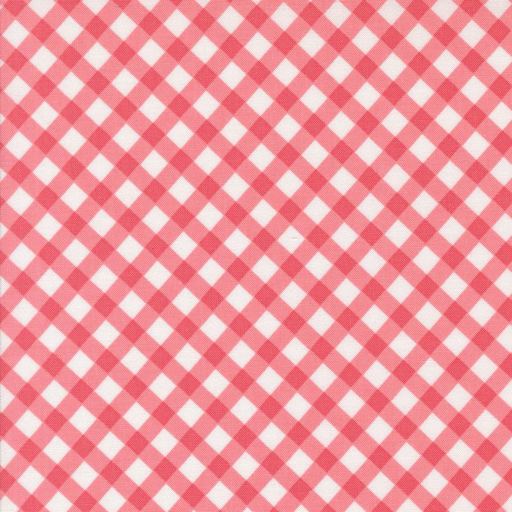 Picnic Checks and Plaids in Blush from the Summertime collection by Camille Roskelley for Moda continuous cuts of Quilter's Cotton