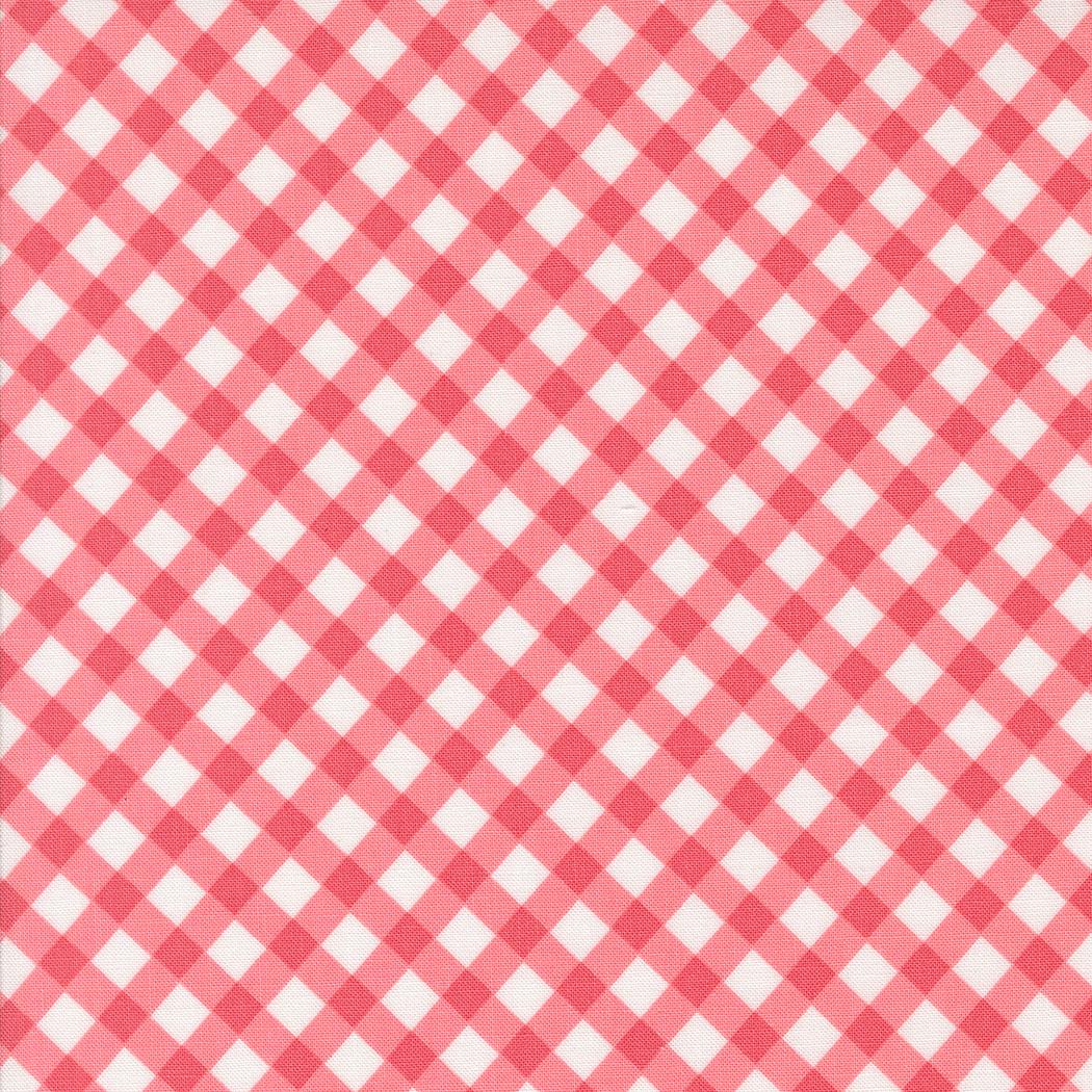 Picnic Checks and Plaids in Blush from the Summertime collection by Camille Roskelley for Moda continuous cuts of Quilter's Cotton