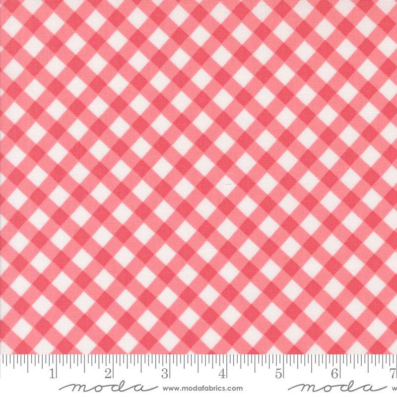 Picnic Checks and Plaids in Blush from the Summertime collection by Camille Roskelley for Moda continuous cuts of Quilter's Cotton