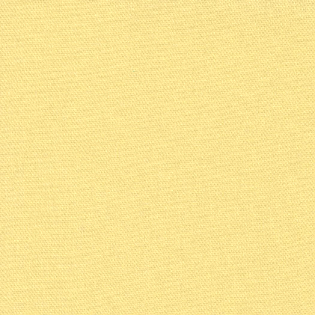 Bella Solids in Canary by Moda. Continuous cuts of Quilter's Cotton Fabric