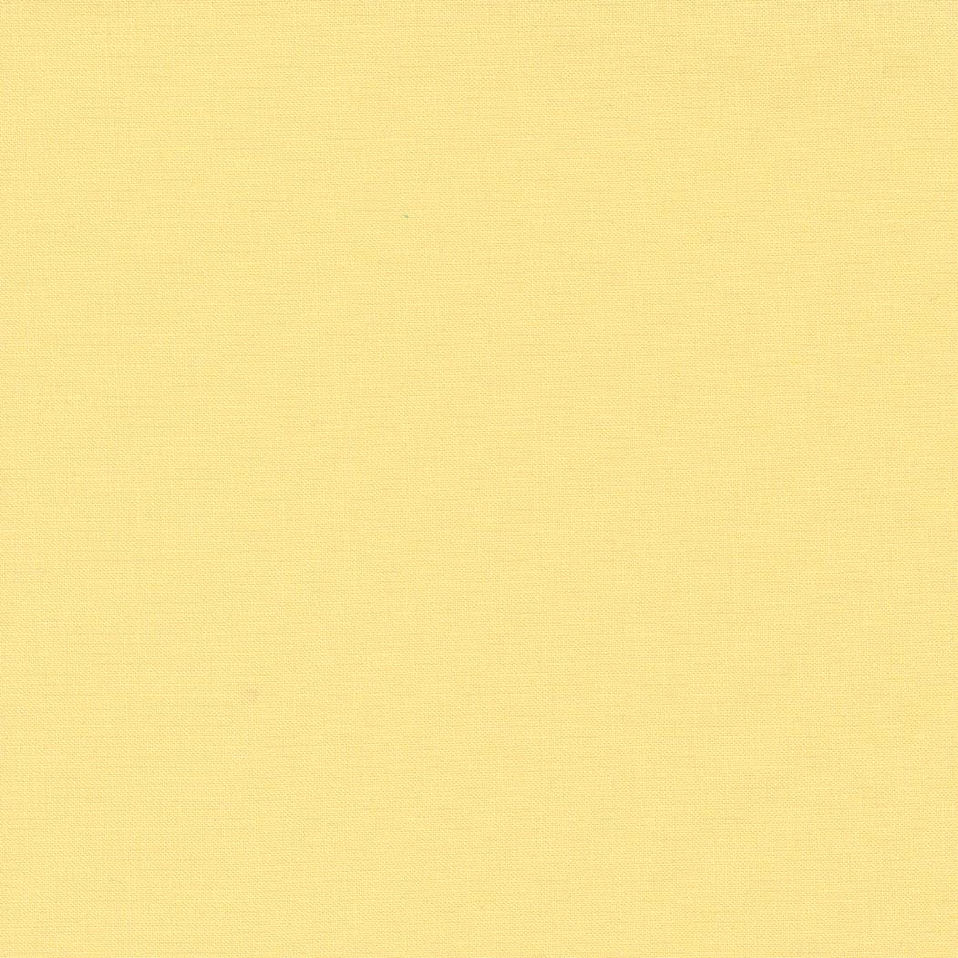 Bella Solids in Canary by Moda. Continuous cuts of Quilter's Cotton Fabric