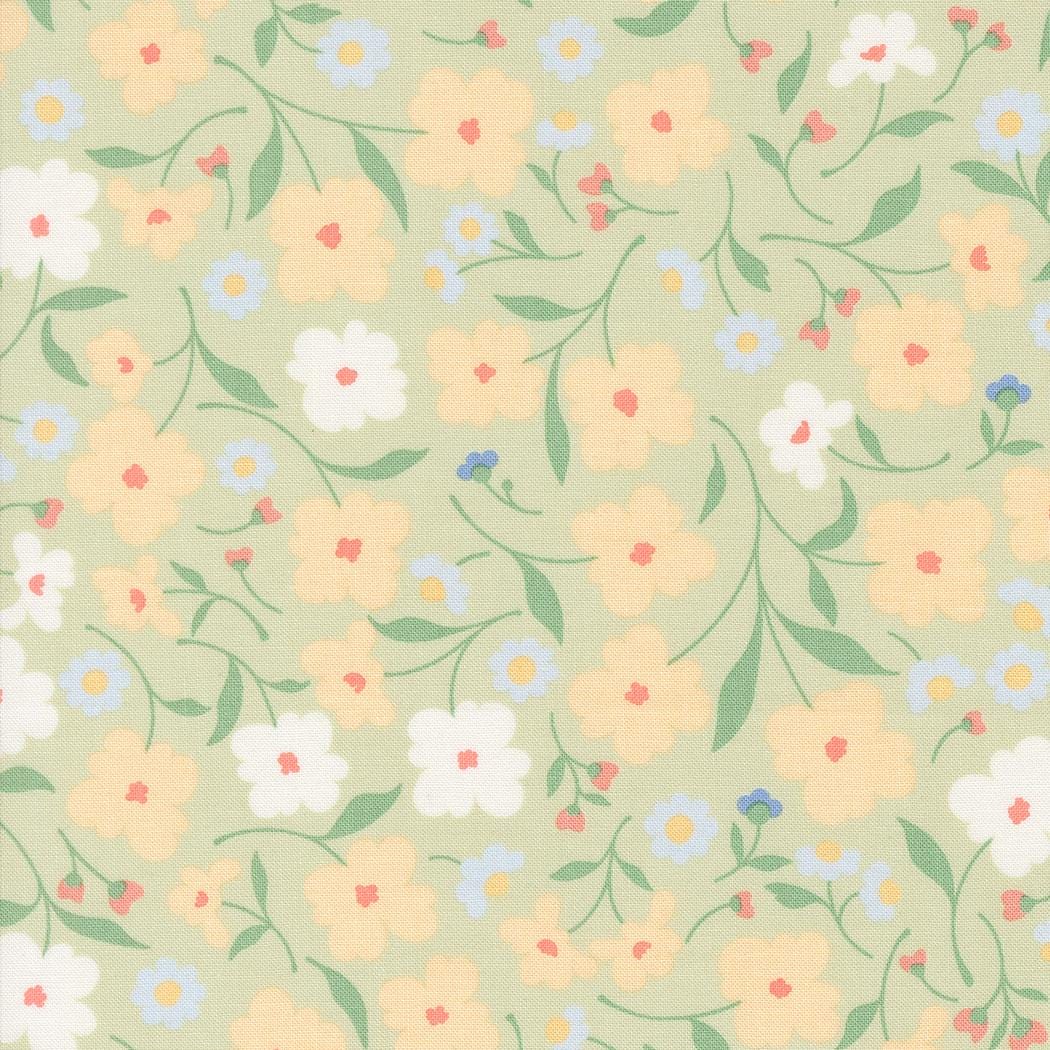 Cottage Charm by My Sew Quilty Life for Moda Quilter's Cotton Fat Quarter Bundle. 40 Fat Quarter yards of 18 inch x 21 inch rectangles