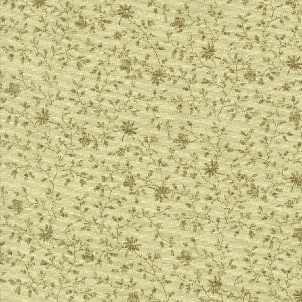 3 Sisters Favorites Vintage Linens Meadow Greens for Moda Fabrics. Quilter's Cotton Strips 40 piece collection of 2.5 inch by 44 inch strips