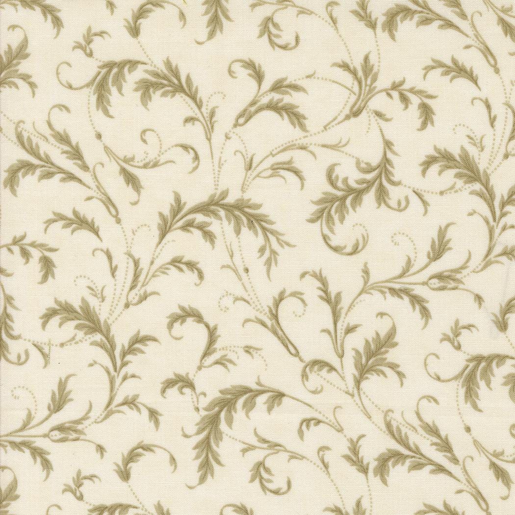 3 Sisters Favorites Vintage Linens Meadow Greens for Moda Fabrics. Quilter's Cotton Strips 40 piece collection of 2.5 inch by 44 inch strips