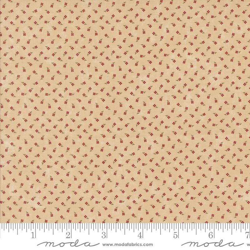 A Vintage Christmas by Kansas Troubles for Moda Fabrics. Quilter's Cotton Mini Charm Pack of 42 2.5 x 2.5 inch squares
