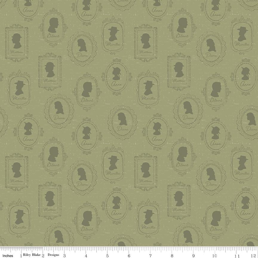 Anne of Green Gables by Riley Blake Designs. Quilter's Cotton Fat Quarter Bundle. 23 18 inch x 22 inch squares Official licensed product