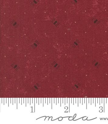 Coal Blenders in Red by Kansas Troubles for Moda Fabrics. Continuous cuts of Quilter's Cotton Fabric