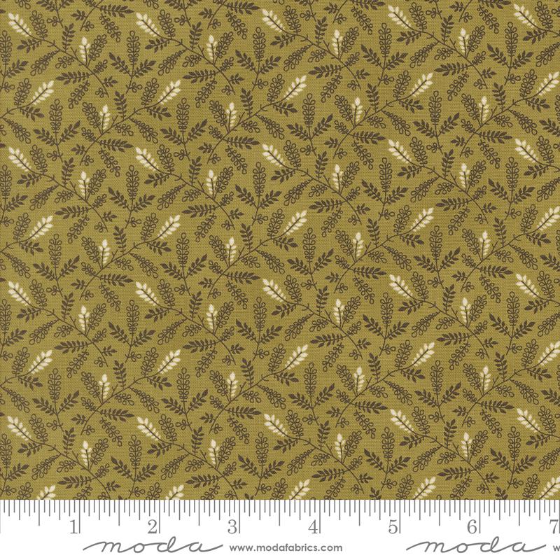 Pumpkin Spice Gatherings by Primitive Gatherings for Moda Quilter's Cotton Charm Pack of 42 5 x 5 inch squares