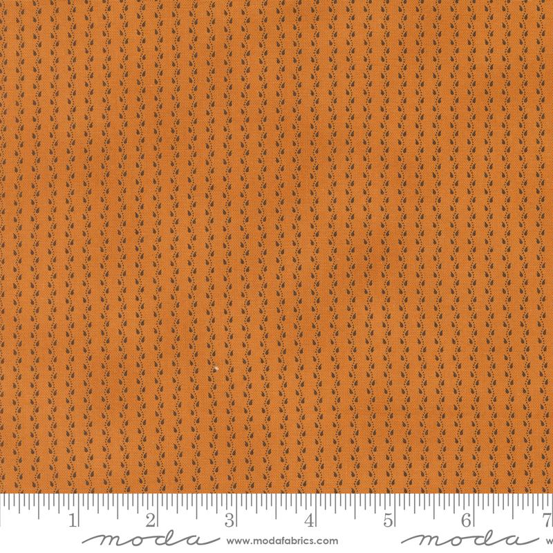 Pumpkin Spice Gatherings by Primitive Gatherings for Moda Quilter's Cotton Charm Pack of 42 5 x 5 inch squares