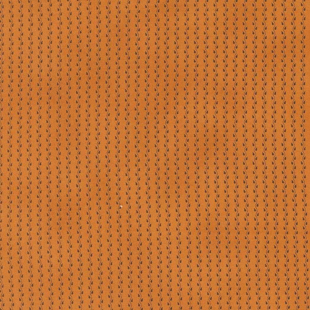 Pumpkin Spice Gatherings by Primitive Gatherings for Moda Fabrics. Quilter's Cotton Mini Charm Pack of 42 2.5 x 2.5 inch squares