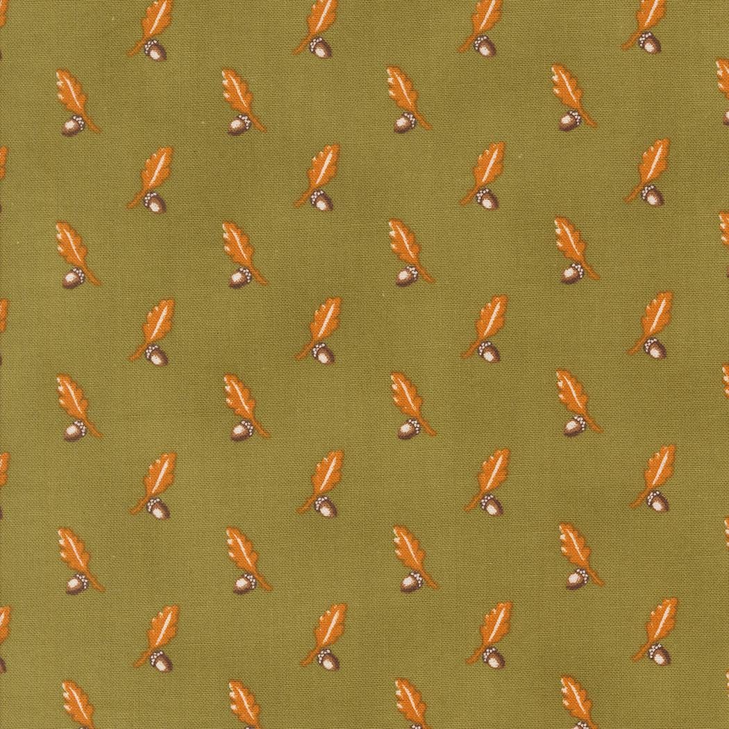 Pumpkin Spice Gatherings by Primitive Gatherings for Moda Fabrics. Quilter's Cotton Mini Charm Pack of 42 2.5 x 2.5 inch squares