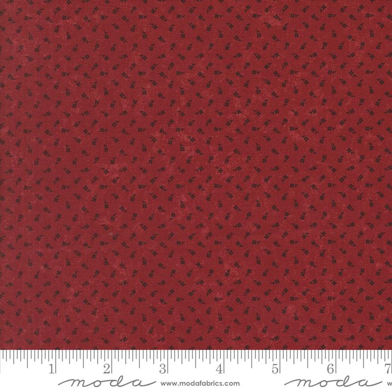 Berries Blenders in Red by Kansas Troubles for Moda Fabrics. Continuous cuts of Quilter's Cotton Fabric