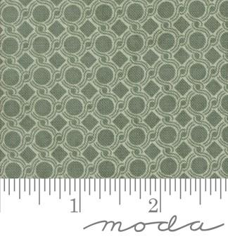 Yield Blenders Dot Geometric in Eucalyptus from Acorn Hollow by BasicGrey for Moda. Continuous cuts of Quilter's Cotton Fabric
