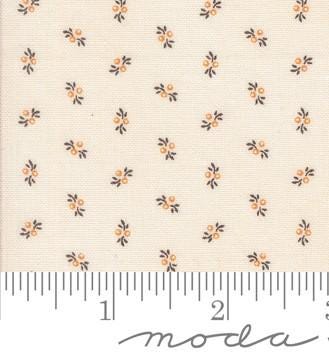Berry Sprig Blenders in Cream Pumpkin from Pumpkin Spice Gatherings by Primitive Gatherings for Moda continuous cuts of Quilter's Cotton