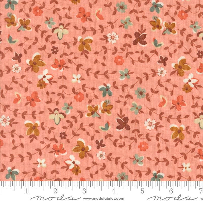 Gather Florals in Apple from Acorn Hollow by BasicGrey for Moda. Continuous cuts of Quilter's Cotton Fabric
