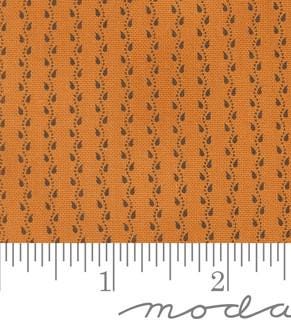 Mini Vine Stripes in Pumpkin from Pumpkin Spice Gatherings by Primitive Gatherings for Moda Quilter's Cotton Continuous cuts