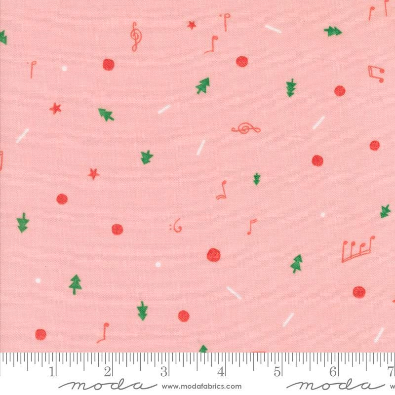 Tiny Christmas by Lizzy House for Moda Quilter's Cotton Charm Pack of 42 5 x 5 inch squares