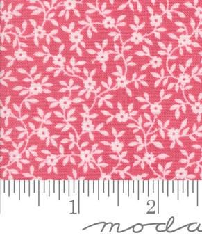 Vines in Rose from the Very Sweet Christmas collection by Bunny Hill Designs for Moda continuous cuts of Quilter's Cotton Fabric