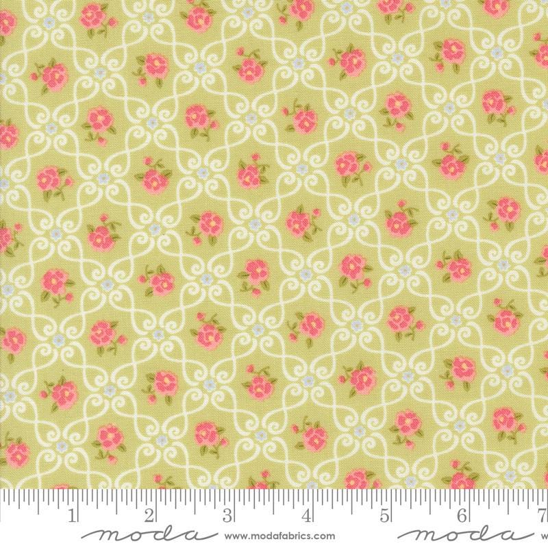 Memory Lane by Moda Quilter's Cotton Charm Pack of 42 5 x 5 inch squares