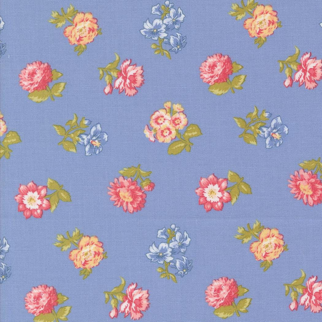 Memory Lane by Brenda Riddle Designs for Moda Quilter's Cotton Fat Quarter Bundle. 22 Fat Quarters of 18 inch x 21 inch rectangles