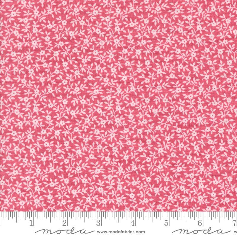 Vines in Rose from the Very Sweet Christmas collection by Bunny Hill Designs for Moda continuous cuts of Quilter's Cotton Fabric